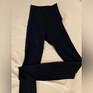 Navy Lululemon Align HR Pant 28” Size 0